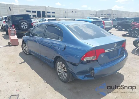 2009 Honda Civic Lx из США, поврежденный, VIN 2HGFA16589H365374